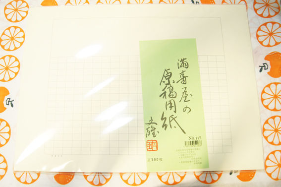 満寿屋 原稿用紙 No １１７ レビュー テーゲー日記 文具と万年筆のブログ