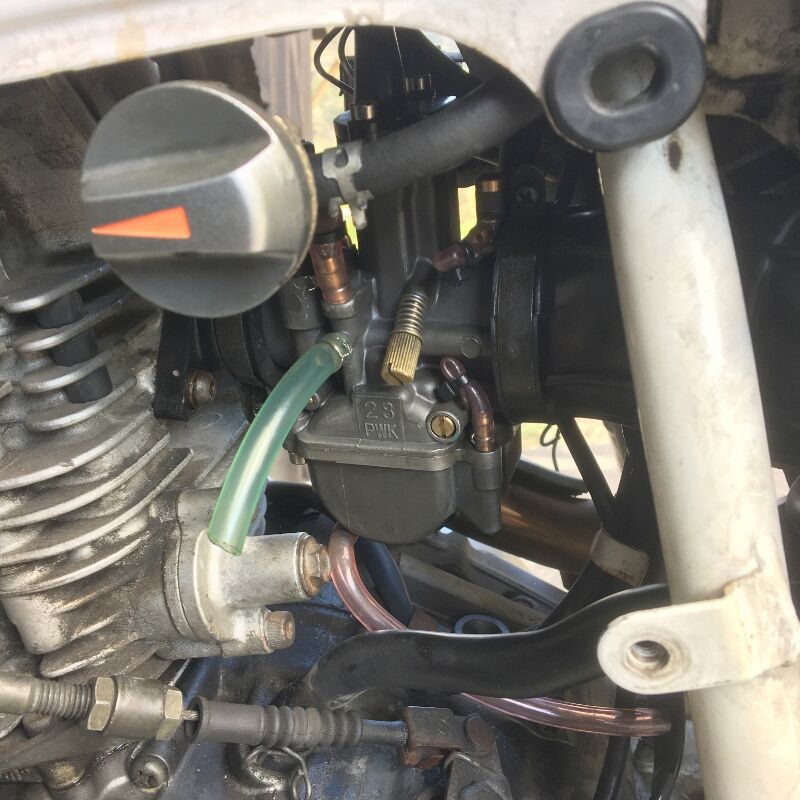 セロー225 pwk28 豚鼻 ハイスロ まる