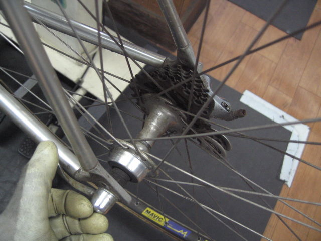 自転車 スプロケット サビ 取り