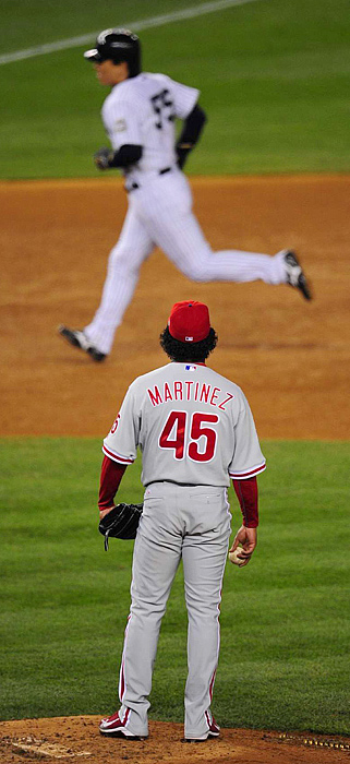 ワールドシリーズ第2戦 ペドロ・マルティネス対松井 : 毎年恒例肉離れ