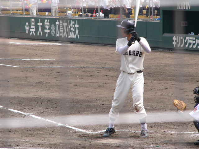 岩本貴裕（広島商業） : 毎年恒例肉離れ