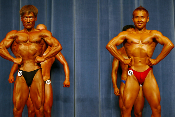 比較審査photo お宮の松の ボディビルコンテストへの道 日記