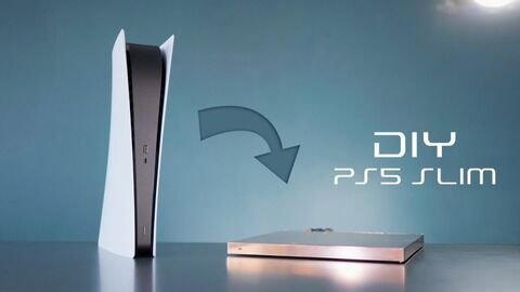 【驚愕】海外YouTuber、薄さたった2センチのPS5 Slimを制作