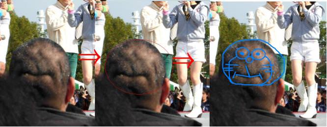 デブの後頭部は不思議がいっぱい おもしろ画像