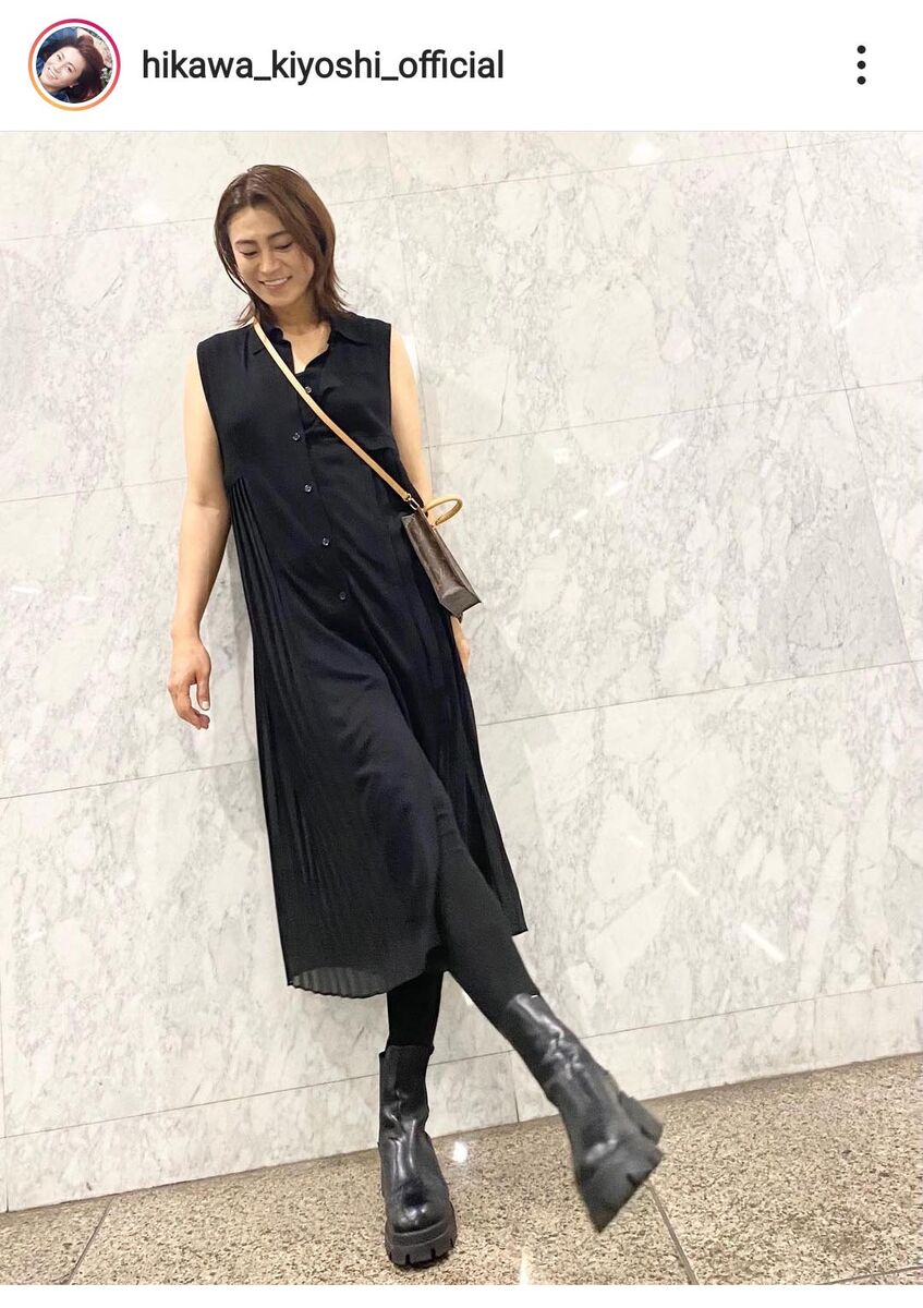 えええええっ】氷川きよし、「楽屋入りはワンピースにレギンス