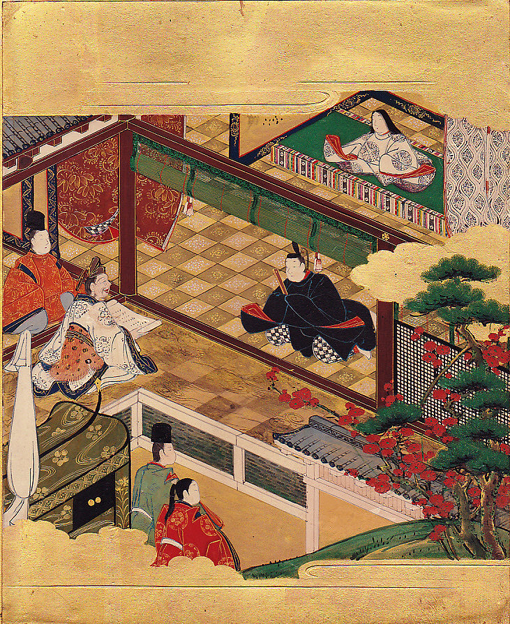 源氏絵－01 : 火（ホ）と「ニワ」と鍋釜