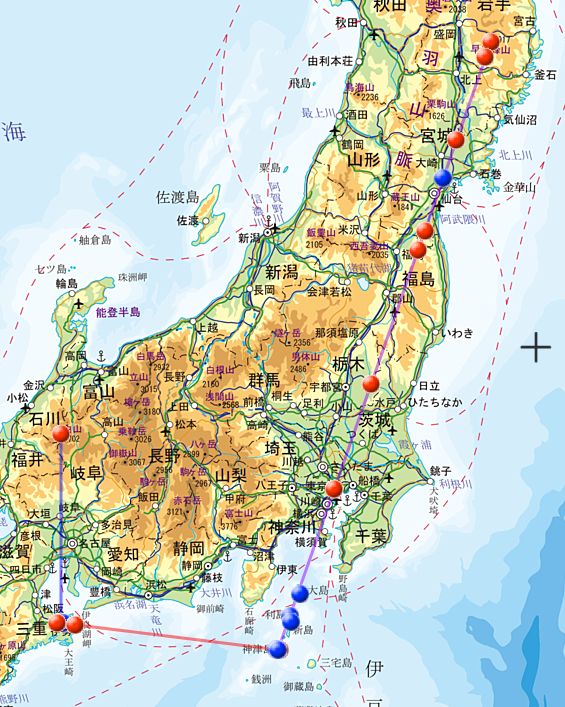 朝熊山のハート形のコンターラインからの壮大な繋がり 火 ホ と ニワ と鍋釜