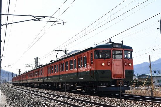 Ona3のきままに撮り鉄 3月7日撮影 しなの鉄道 115系湘南色5両編成 その3 Ona3のきままに撮り鉄 3月7日撮影 しなの鉄道 115系湘南色5両編成 その3