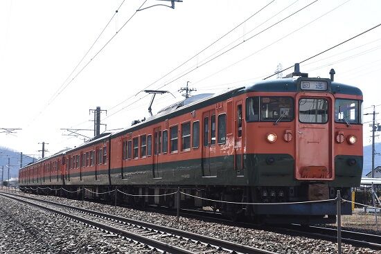 Ona3のきままに撮り鉄 3月7日撮影 しなの鉄道 115系湘南色5両編成 その3 Ona3のきままに撮り鉄 3月7日撮影 しなの鉄道 115系湘南色5両編成 その3