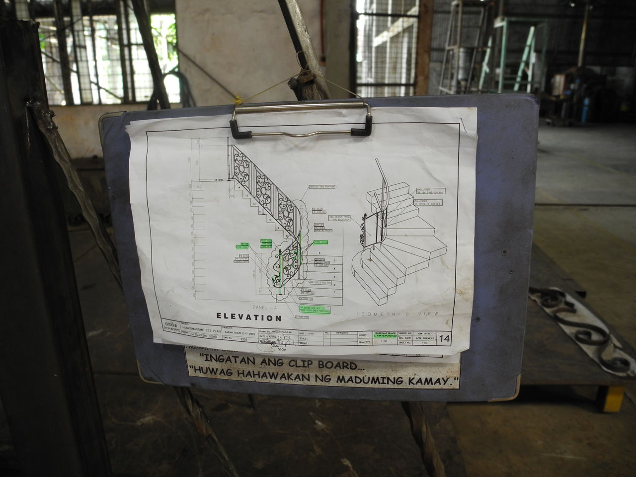 らせん階段の作り方 Part 2 ロートアイアン フィリピン工場長のブログ