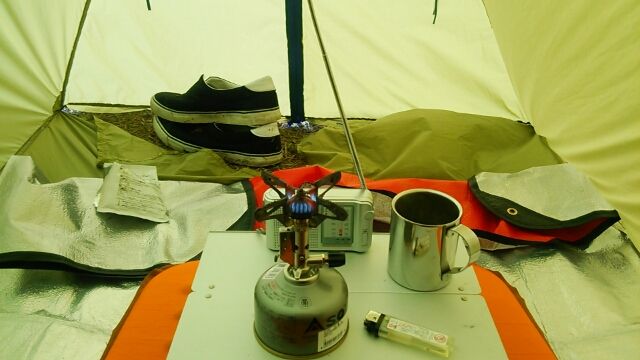 ツェルト強風実験 Ore 山さいくっ