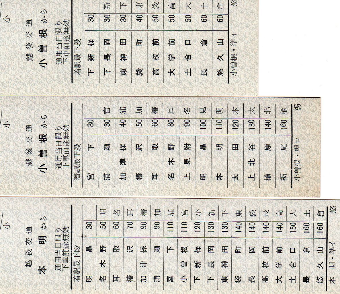 No.166【越後交通、蒲原鉄道】鉄道廃止記念乗車券、越後交通