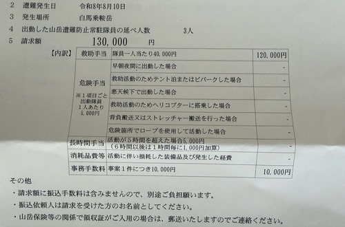 【画像】登山の遭難者が請求される「救助費用」、明らかになるｗｗｗｗ