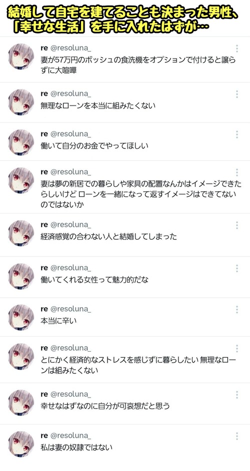 【悲報】新居を建てた夫、妻から57万円の食洗機をねだられ咽び泣くｗｗｗｗ