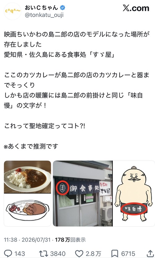 【画像】ちいかわ考察勢、とんでもない説を唱え始めるｗｗｗｗ