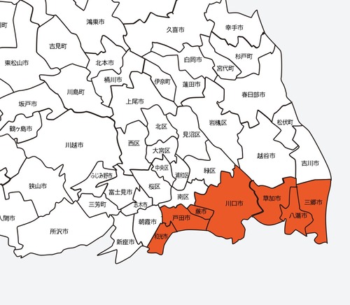 【朗報】埼玉県のここら辺、マジで住みやすいｗｗｗｗ