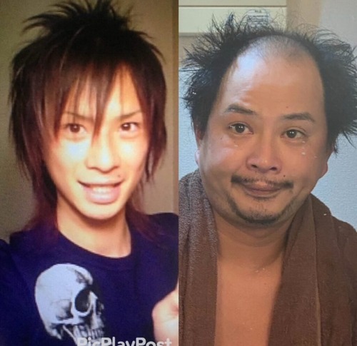 【画像】イケイケな平成のギャル男子、18年後まさかの姿にｗｗｗｗ