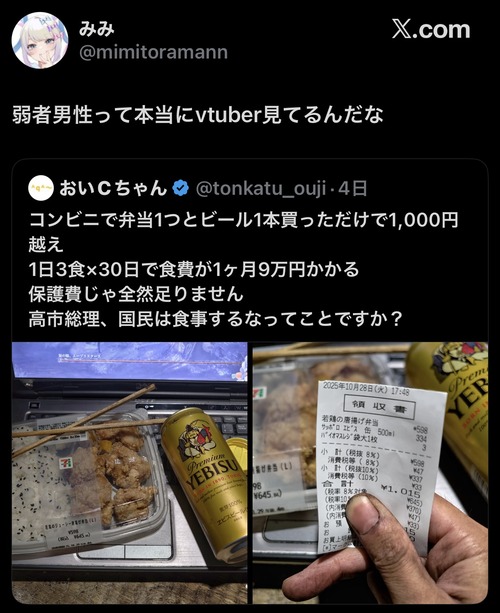 【悲報】アニメアイコン「弱者男性って本当にVTuber見てるんだな」