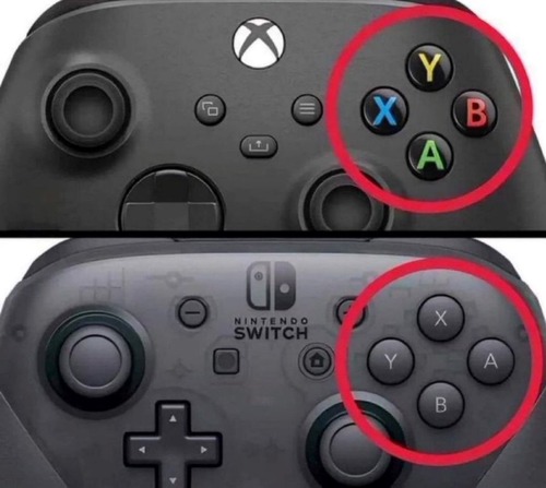 【画像】ゲームのコントローラーのABボタン配置、これはどちらが正しいのか？ｗｗｗｗｗ