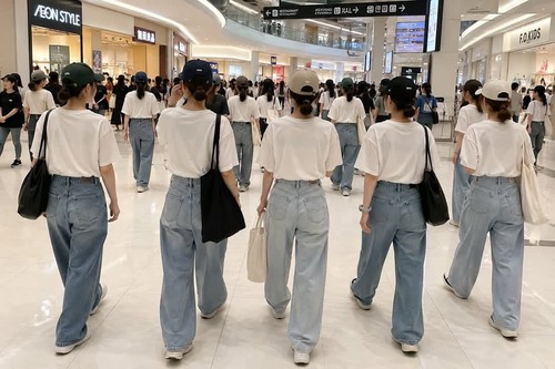 【画像】最近の女子、ガチで全員この格好してるｗｗｗｗ