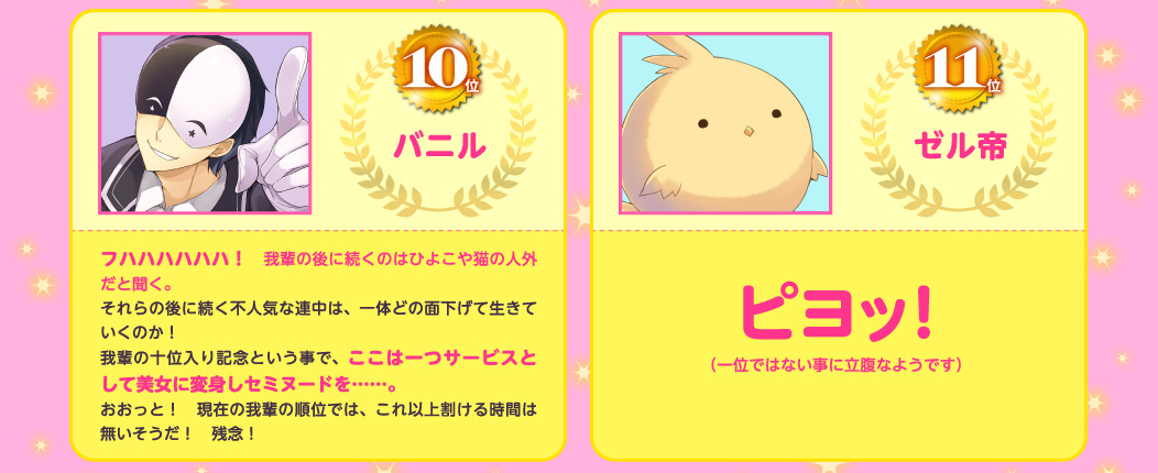 画像 このすば人気投票の結果をご覧くださいｗｗｗｗ わんこーる速報