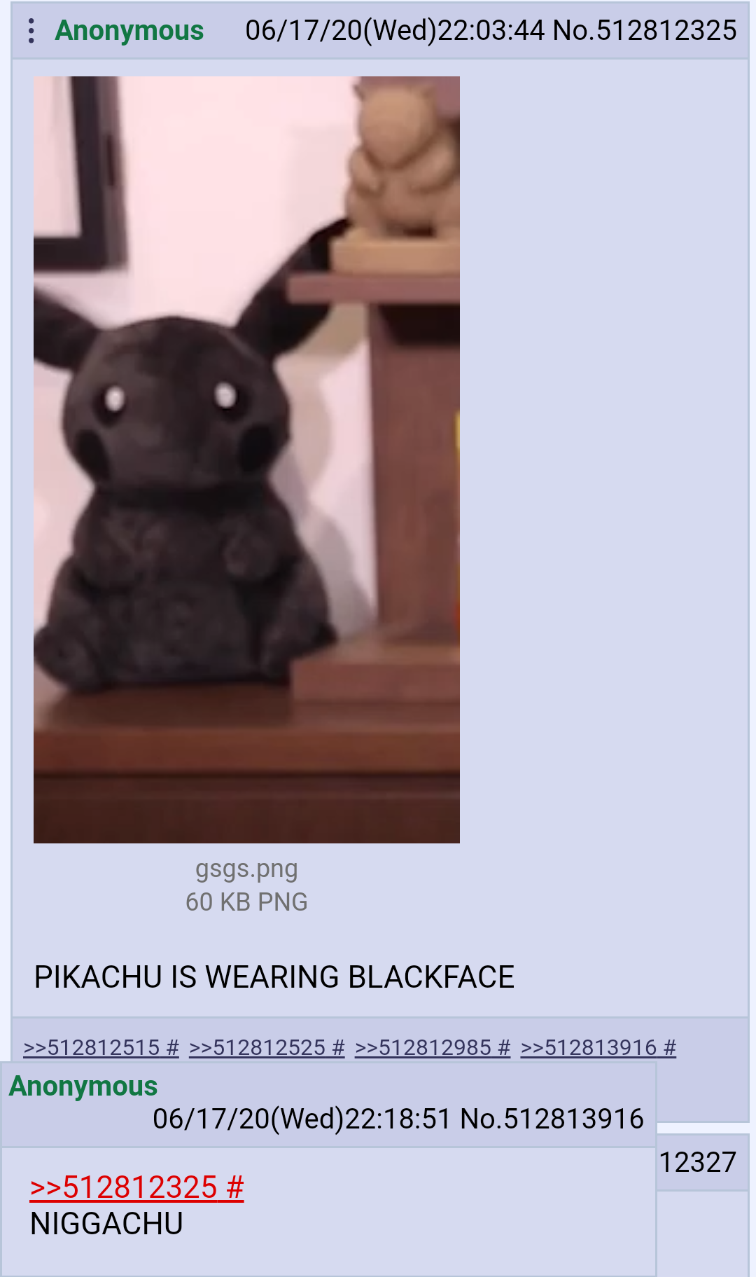 悲報 ポケモンさん 公式動画に 真っ黒なピカチュウ を映してしまう ネット サトシのピカチュウを進化させないのは黒人に進化の余地は無いという事らしいな 画族 悲報 ポケモンさん 公式動画に 真っ黒なピカチュウ を映してしまう ネット サトシのピカチュウを進化させないのは黒人に進化の余地は無いという事らしいな 画族
