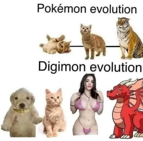 【画像】外人「デジモンの進化とポケモンの真か比べてみた結果ｗ」