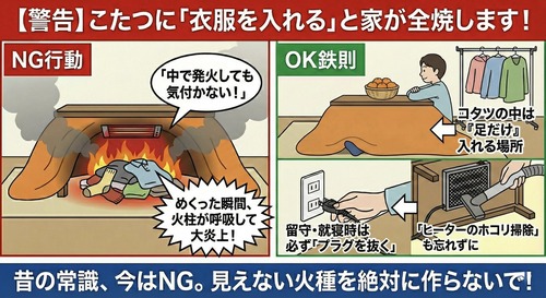 【画像】この行動をしたことあるやつ、家が全焼して終わる模様ｗｗｗｗ