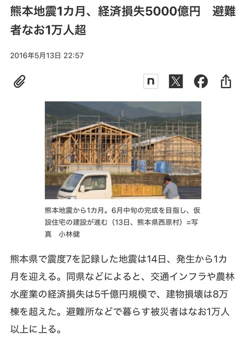 【悲報】「7月5日の大災難」の予言による経済損失、熊本地震を超えてしまうｗｗｗｗ