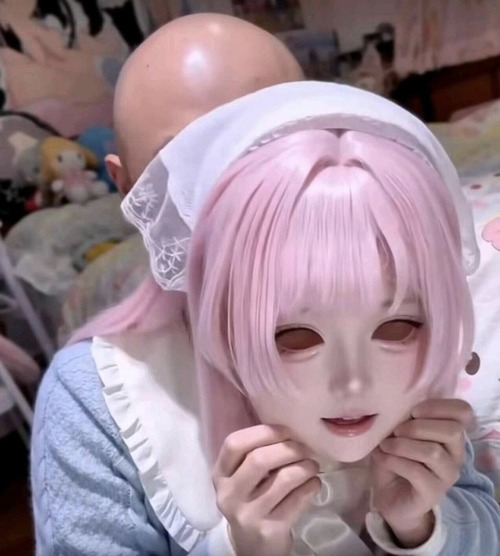 【画像】地雷系美少女になれるマスク、クッソ怖くて草ｗｗｗｗ