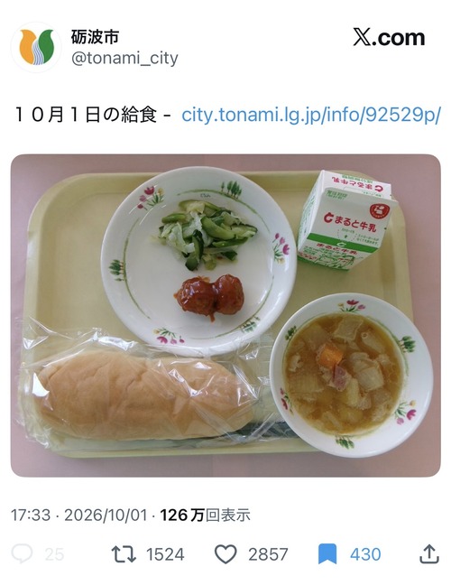 【画像】ドパガキの給食、限界突破ｗｗｗｗ