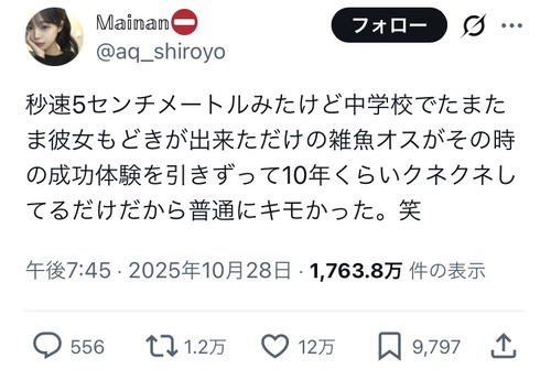 【悲報】人気アニメ映画を見た女性の感想、あまりにも辛辣すぎて草ｗｗｗｗ