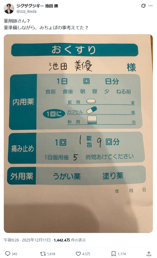 【悲報】薬剤師、とんでもないミスをやらかしてしまうｗｗｗｗ