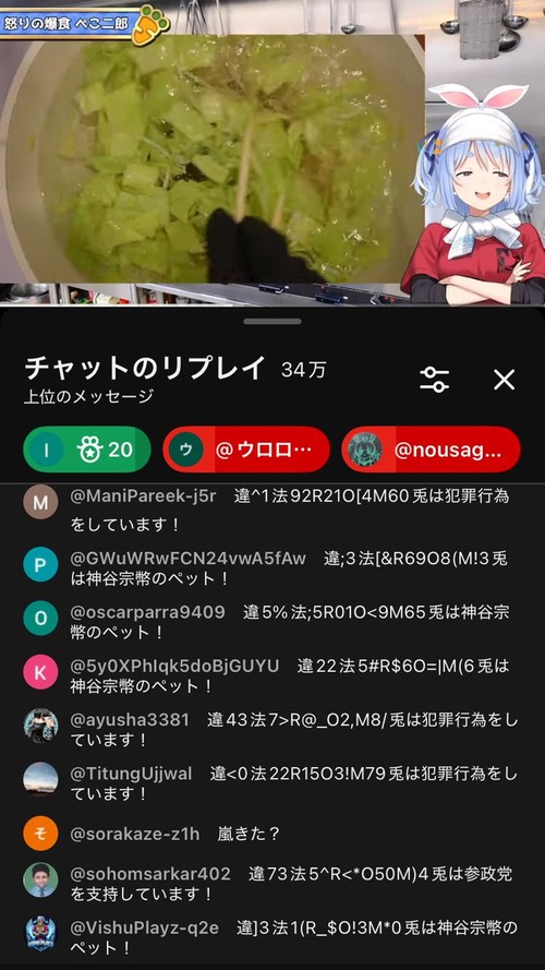 【悲報】人気VTuberの配信、荒らされまくってとんでもないことになるｗｗｗｗ