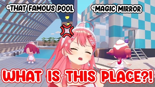 【天才】ぽこあで「例のプール＆MM号」を作った猛者、推しVTuberと記念撮影→切り抜き動画が英語翻訳され世界へｗｗｗｗ