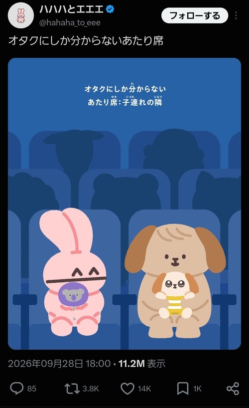 【画像】識者「オタクにしかわからない映画館の当たり席がココ」←理由が分からないｗｗｗｗｗ