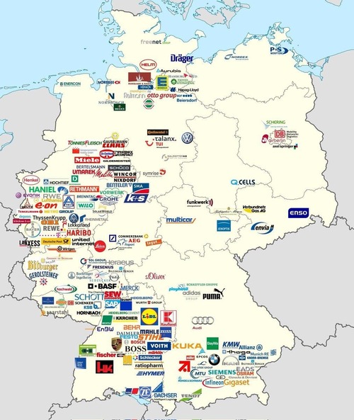 【画像】ドイツ大企業本社の地図、何かがおかしいｗｗｗ