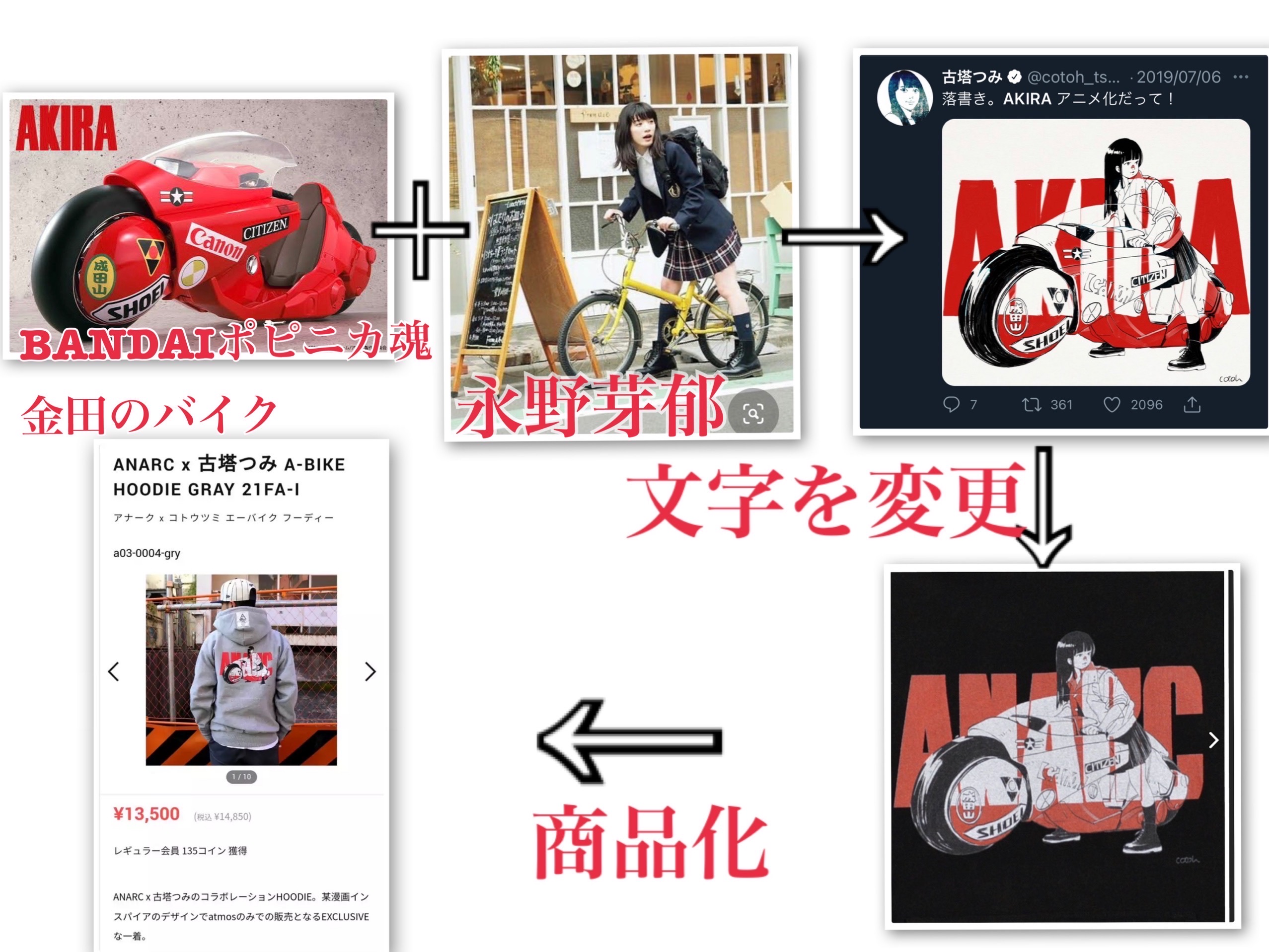 悲報 マスコミ Akiraのバイク パクった Yoasobi絵師 企画の意図が不明だから答えない ホモビの刃速報