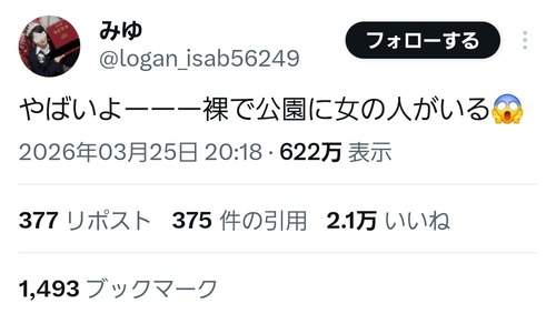 【悲報】地下アイドル「やばいよー裸で公園に女の人がいる」←意味不明すぎて議論になるｗｗｗｗ