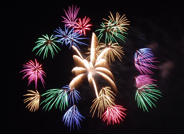 パソコン教室ワンクリック社長ブログ 東海市花火大会08 デジタル一眼レフカメラ撮影イベント