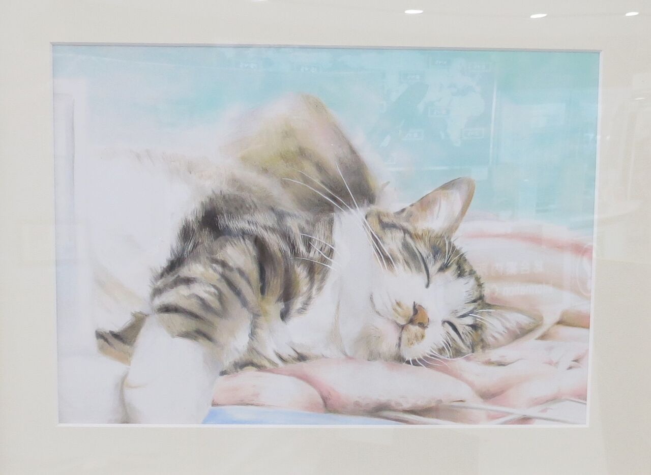 優しい世界観の中で(東広島動物愛護絵画展) | ワンミャツダニュースレター, image size:1280x934