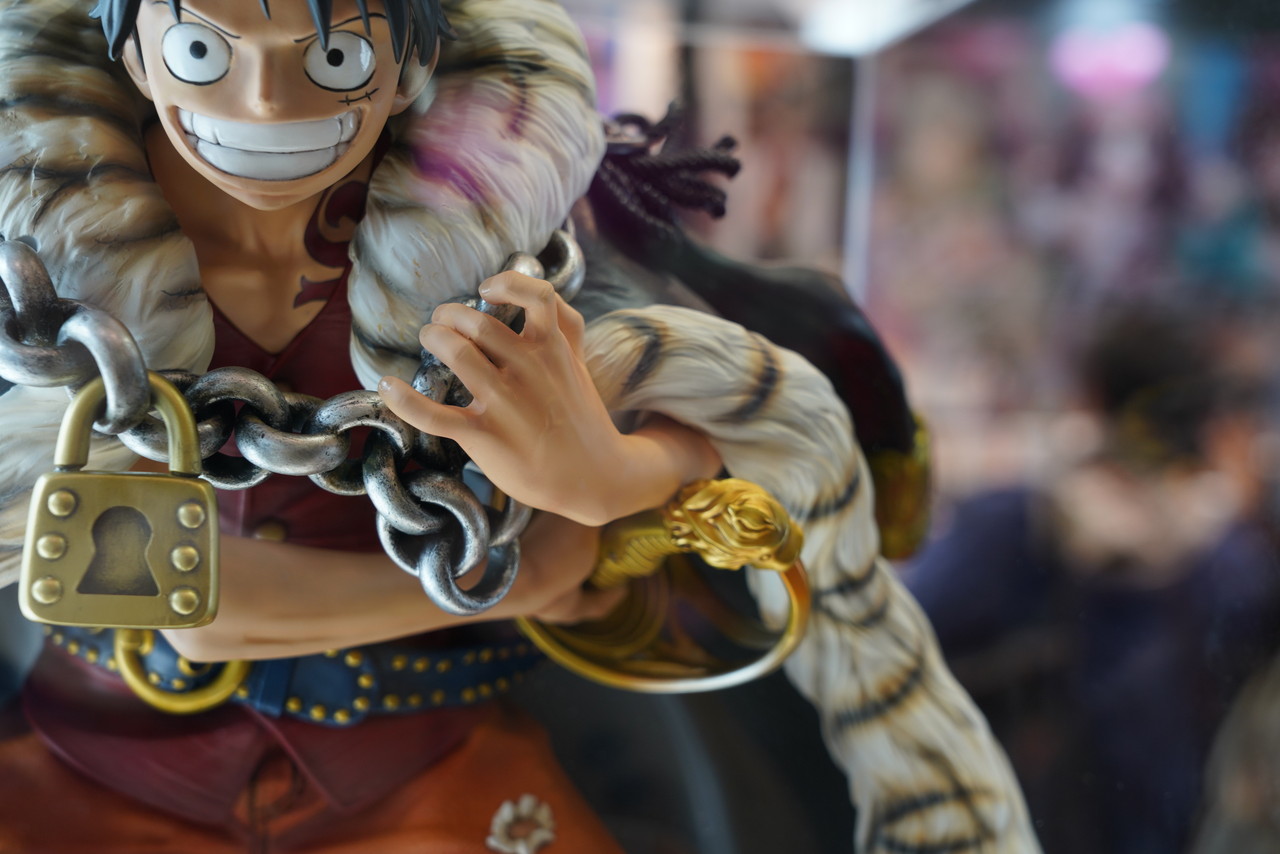 イベントフォト ワンフェス19冬 One Piece Log Collection ビッグスタチューシリーズ モンキー D ルフィ 1 4スケール 全高約50cm ワンピースフィギュア Pop 予約 新作速報