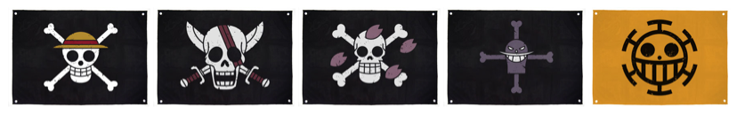 ワンピース 海賊旗 麦わらの一味 赤髪海賊団 ヒルルク 白ひげ海賊団 ハートの海賊団 14年12月発売 コスパ ワンピースフィギュア Pop 予約 新作速報