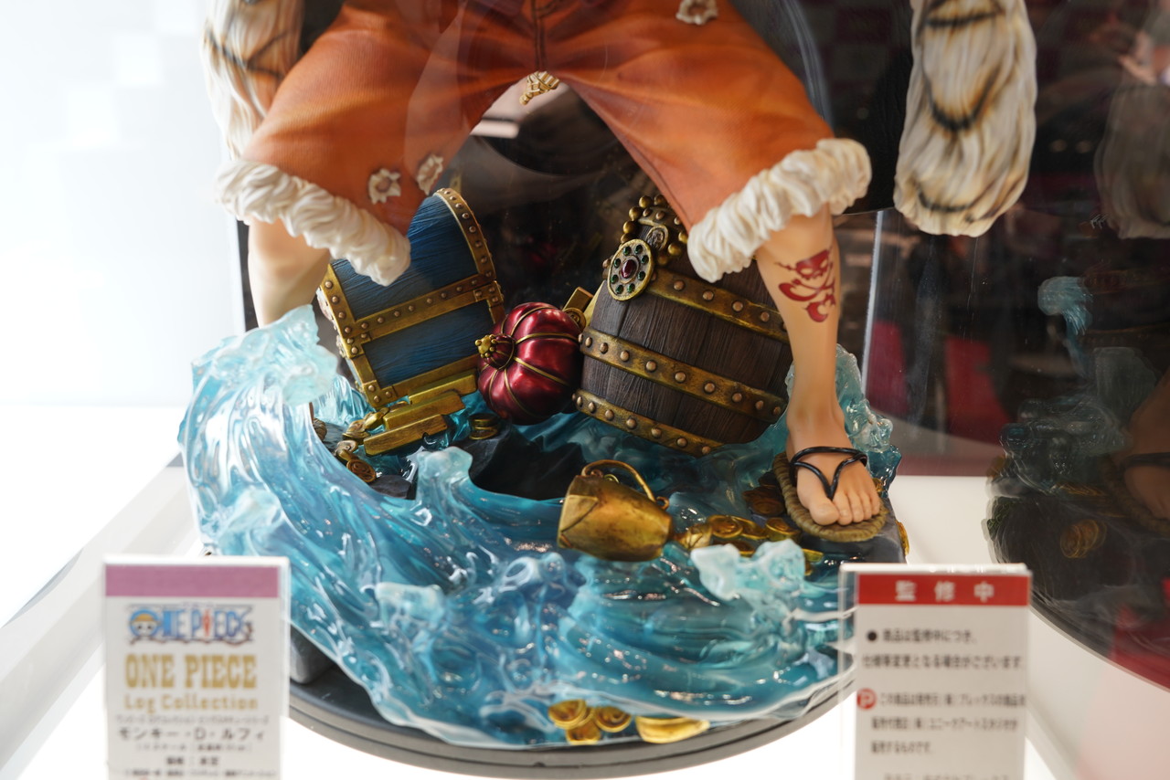 イベントフォト ワンフェス19冬 One Piece Log Collection ビッグスタチューシリーズ モンキー D ルフィ 1 4スケール 全高約50cm ワンピースフィギュア Pop 予約 新作速報