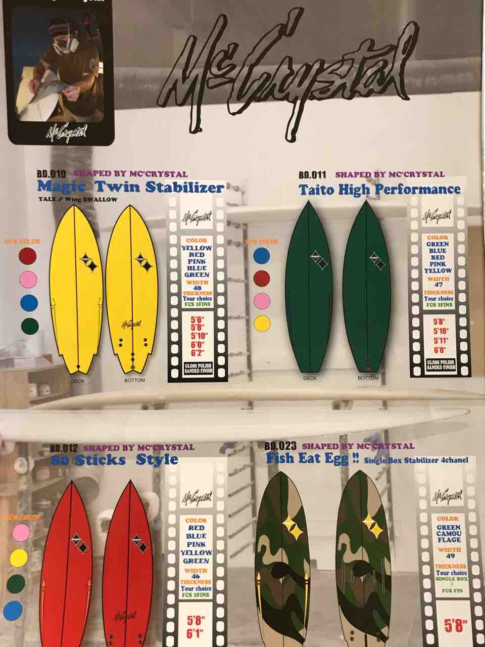 bredrenディーンクリアリーサーフボード サーフボードギャラリー | USED SURF×SURF MARKET