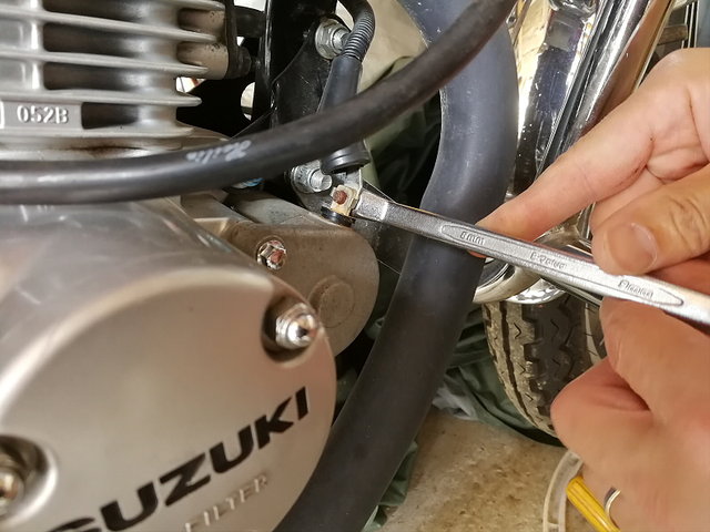 2018 5月 GN125－2F セルモーター交換 エンジン始動復活