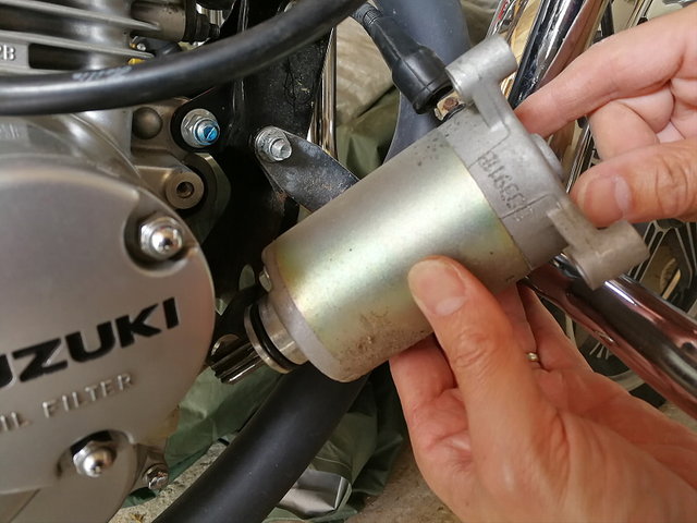 2018 5月 GN125－2F セルモーター交換 エンジン始動復活