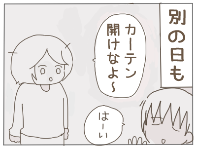 カーテン閉めない3