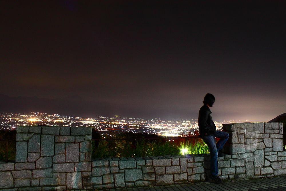 夜景 笛吹川フルーツ公園 自撮り 車載動画って最高 夜景 笛吹川フルーツ公園 自撮り 車載動画って最高