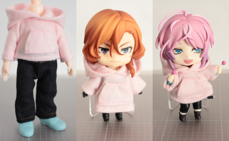 ねん＆オビ＆100均ボディ】フードパーカーの着用方法 : 6*dolceブログ